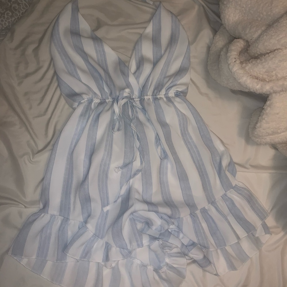 Open backed romper